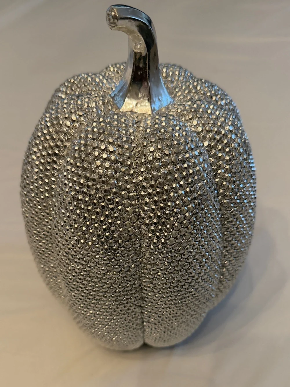 Zgallerie Sparkling Crystal Pumpkin Silver